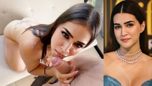 Kriti Sanon Nude Heroine Striptease Cum On Face Video
